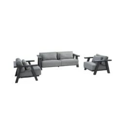 4 Seasons Iconic Stoel-bank Loungeset - 3 Delig