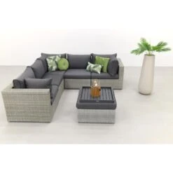 Suns Parma Loungeset - White Grey -Madison Verkoopwinkel 1000053087 0102