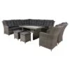 Suns Lounge Dining Set Richmond + 2 Dining Tuinstoelen -Madison Verkoopwinkel 1000053100