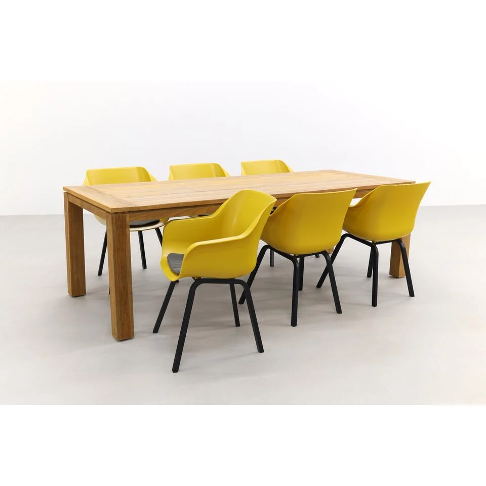 Hartman Sophie Element Yellow/Rome Brown 240 Cm. Tuinset - 7-delig 4 Hartman Sophie Element Yellow/Rome Brown 240 Cm. Tuinset - 7-delig - Afbeelding 2