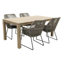 4 Seasons Ramblas/Rome Grey 170 Cm. Tuinset - 5-delig