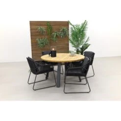 4 Seasons Accor/Ambassador 130 Cm. Rond Tuinset - 5 Delig -Madison Verkoopwinkel 1000053179 0103