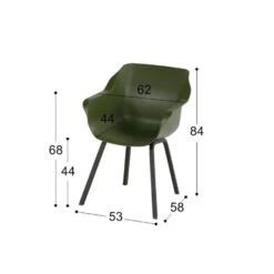 Hartman Sophie Element Moss Green/Verona 220 Cm. Tuinset – 7-delig -Madison Verkoopwinkel 1000053184 0103