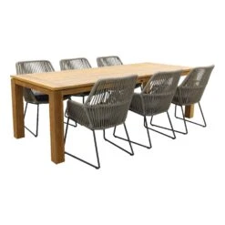 4 Seasons Ramblas/Rome Brown 240 Cm. Tuinset - 7-delig