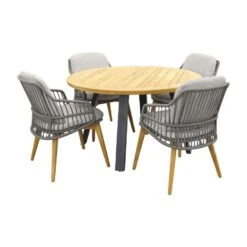 4 Seasons Sempre/Ambassador 130 Cm. Rond Tuinset - 5 Delig