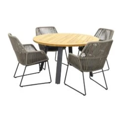 4 Seasons Ramblas/Ambassador 130 Cm. Rond Tuinset - 5 Delig