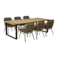 4 Seasons Cottage Tuinstoel + Taste Alto Tuintafel 240x100 Cm