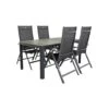 Hartman Napoli/Queens 160 Cm. Tuinset - 5-delig Verstelbaar -Madison Verkoopwinkel 1000054199