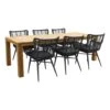 VDG Jasmine Black/Rome Brown 240 Cm. Tuinset - 7-delig -Madison Verkoopwinkel 1000054201