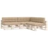 VidaXL Bankkussens Pallet 7 St Beige -Madison Verkoopwinkel 1000055371