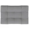 VidaXL Bankkussen Pallet 120 X 80 X 10 Cm Stof Grijs -Madison Verkoopwinkel 1000055399