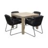 4 Seasons Accor Antraciet/Rome Grey 100 Cm. - Tuinset 5-delig -Madison Verkoopwinkel 1000058106