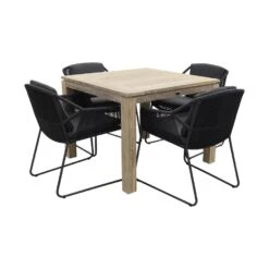 4 Seasons Accor Antraciet/Rome Grey 100 Cm. - Tuinset 5-delig