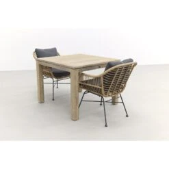 Garden Impressions Margriet Naturel/Rome Grey 100 Cm.-tuinset 3-delig -Madison Verkoopwinkel 1000058111 0101