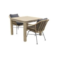 Garden Impressions Margriet Naturel/Rome Grey 100 Cm.-tuinset 3-delig -Madison Verkoopwinkel 1000058111 0102