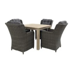 VDG Richmond Ash Grey/Rome Grey 100 Cm. - Tuinset 5-delig -Madison Verkoopwinkel 1000058233 0102