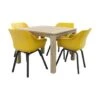 Hartman Sophie Tuinstoel Yellow/Rome Grey 100 Cm. - 5-delig -Madison Verkoopwinkel 1000058239