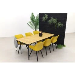 Hartman Sophie Studio Curry Yellow/Bella 220x95 Cm. - 7-delige Tuinset -Madison Verkoopwinkel 1000058433 0101