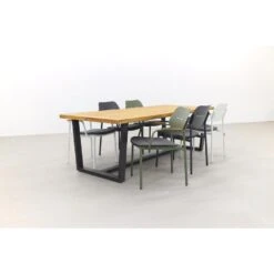 GreenChair Courage Meerkleurig/Murano - 240x100 Cm. - Tuinset 7-delig -Madison Verkoopwinkel 1000059383 0103