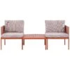 Beliani Loungeset TERRACINA - Oranje Aluminium -Madison Verkoopwinkel 1000059687