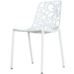 DS4U® Cast Magnolia Stoel - Aluminium - Wit -Madison Verkoopwinkel 1000069452 0101
