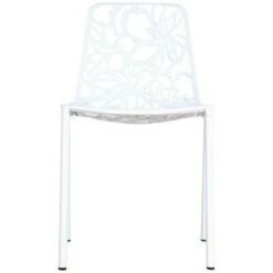 DS4U® Cast Magnolia Stoel - Aluminium - Wit -Madison Verkoopwinkel 1000069452 0102