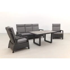 VDG Darwin Stoel-bank Loungeset Verstelbaar - Antraciet -Madison Verkoopwinkel 1000073152 0103