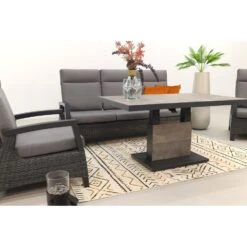 VDG Darwin/Jersey Deluxe Loungeset Verstelbaar - Antraciet -Madison Verkoopwinkel 1000073160 0103