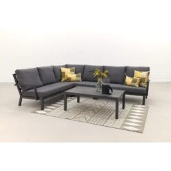 Rockford/Atlanta Loungeset Antraciet - 5-delig -Madison Verkoopwinkel 1000073166 0102