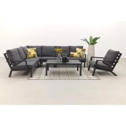 Rockford/Atlanta Loungeset Antraciet - 5-delig -Madison Verkoopwinkel 1000073166 0103