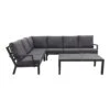 Rockford/Atlanta Loungeset Antraciet - 5-delig -Madison Verkoopwinkel 1000073166
