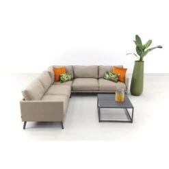 VDG New York Sunbrella Loungeset Taupe - Antraciet -Madison Verkoopwinkel 1000073169 0101