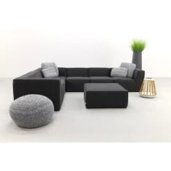 VDG Liberty Sunbrella - Sooty - Loungeset 7-delig Incl. Chaise Longue -Madison Verkoopwinkel 1000073561 0104