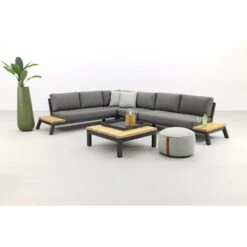 4 Seasons Empire Platform Loungeset 5-delig Met Capitol Tafel 90 X 90 Cm -Madison Verkoopwinkel 1000073663 0102