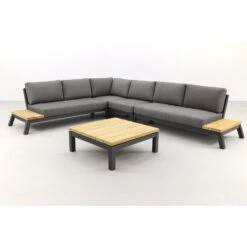 4 Seasons Empire Platform Loungeset 5-delig Met Capitol Tafel 90 X 90 Cm -Madison Verkoopwinkel 1000073663 0103