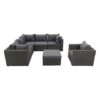 Suns Loungeset Garda Inclusief Fauteuil - Antraciet -Madison Verkoopwinkel 1000074426