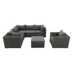 Suns Loungeset Garda Inclusief Fauteuil - Antraciet