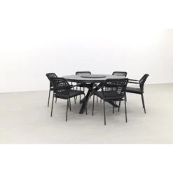 Taste Barista Antraciet/Perth 150 Cm. - Ronde Tuinset -Madison Verkoopwinkel 1000074452 0101