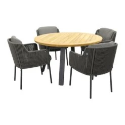 4 Seasons Bernini/Ambassador 130 Cm. Rond Tuinset - 5 Delig