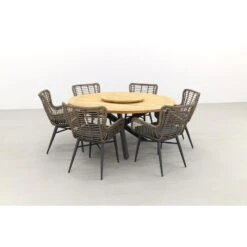 Taste Jasmine Natural/Prado 160 Cm. - Ronde Tuinset -Madison Verkoopwinkel 1000076441 0103