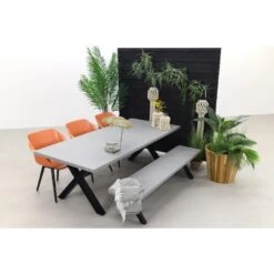 Hartman Sophie Studio Terra/Verona Black 220 Cm. Tuinset Met Bank - 5-delig -Madison Verkoopwinkel 1000077103 0101
