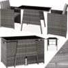 Tectake -wicker Tuinset Lausanne Grijs -Madison Verkoopwinkel 1000077931