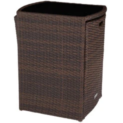 Tectake - Wicker Tuinset Bistroset - Hamburg - Zwart/ Bruin -Madison Verkoopwinkel 1000078002 0103