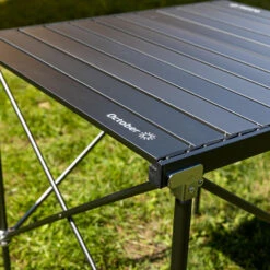 Opvouwbare Aluminium Campingtafel 72x65x51 Cm - 65x72x51 Cm - Aluminium - Zwart -Madison Verkoopwinkel 1000078126 0102