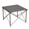 Opvouwbare Aluminium Campingtafel 72x65x51 Cm - 65x72x51 Cm - Aluminium - Zwart -Madison Verkoopwinkel 1000078126
