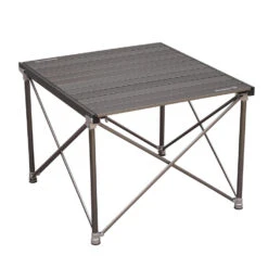 Opvouwbare Aluminium Campingtafel 72x65x51 Cm - 65x72x51 Cm - Aluminium - Zwart