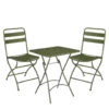 Mica Decorations Evita Bistroset - L60 X B60 X H74,5 Cm - Donkergroen -Madison Verkoopwinkel 1000079036