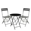 Mica Decorations Laurence Bistroset - Set Van 3 - Metaal - Zwart -Madison Verkoopwinkel 1000079038