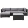 Beliani Loungeset SANO - Zwart - 5-delig -Madison Verkoopwinkel 1000079573