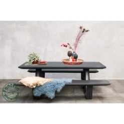 Fonteyn - Picknickbank Dax - Mat Antraciet